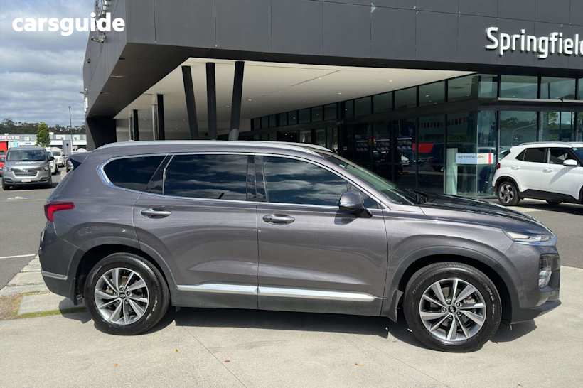 Grey 2018 Hyundai Santa FE SUV ELITE 4X4