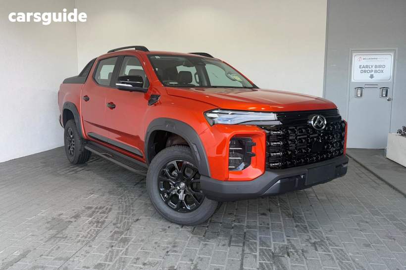 Orange 2025 LDV T60 Double Cab Utility Max Plus (4X4)