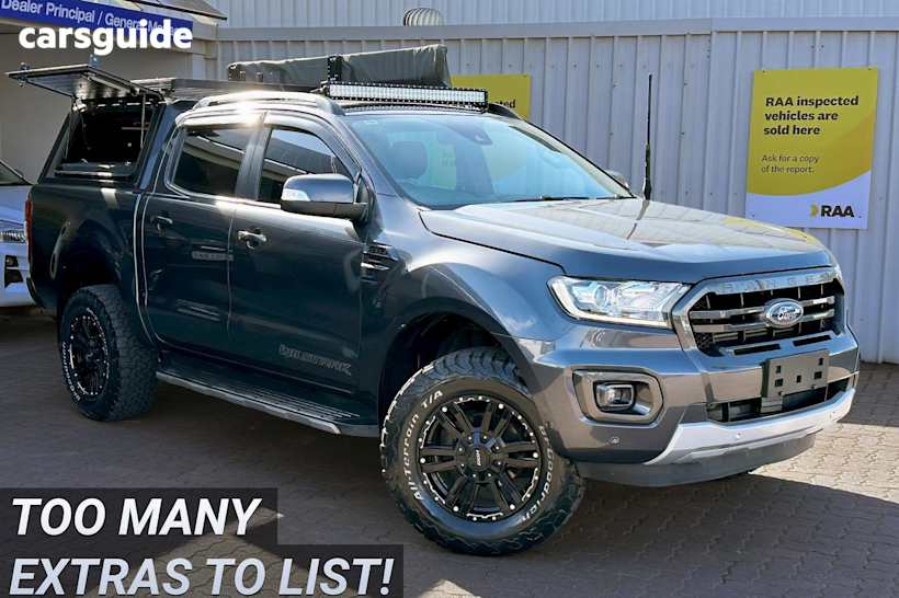 Grey 2019 Ford Ranger Ute Tray WILDTRAK 4X4