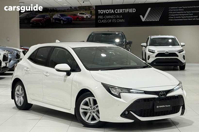 White 2021 Toyota Corolla Hatch SX F