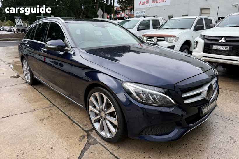 Blue 2016 Mercedes-Benz C250 Wagon D