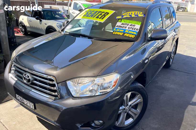 Grey 2010 Toyota Kluger Wagon Kx-S (4X4)