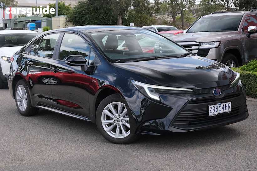 Black 2024 Toyota Corolla Sedan ASCENT SPORT HYBRID F