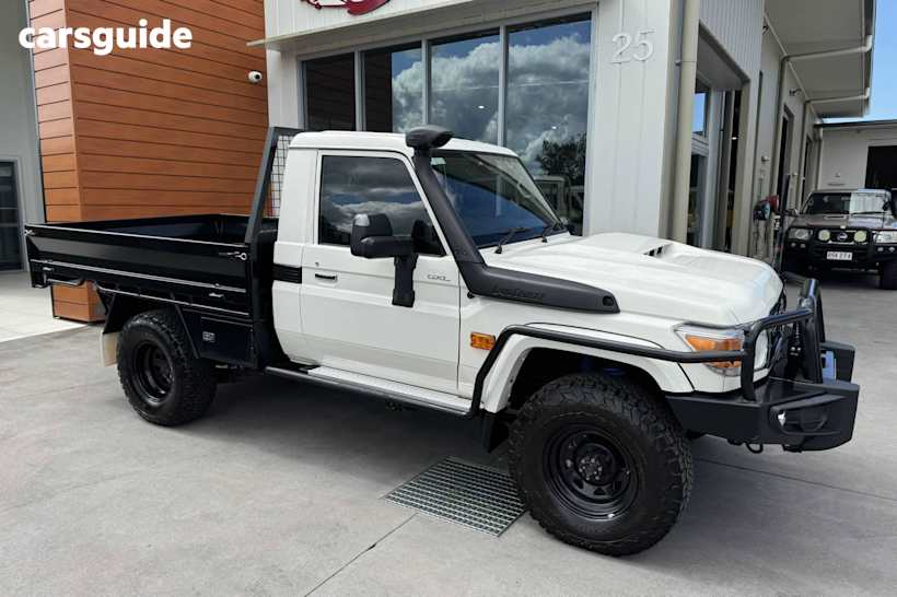White 2023 Toyota Landcruiser Ute Tray GXL