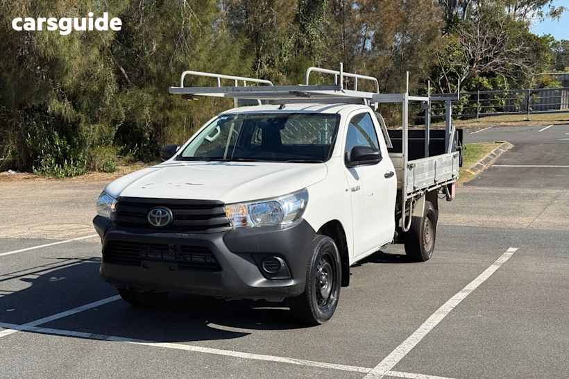 White 2020 Toyota Hilux Cab Chassis Workmate