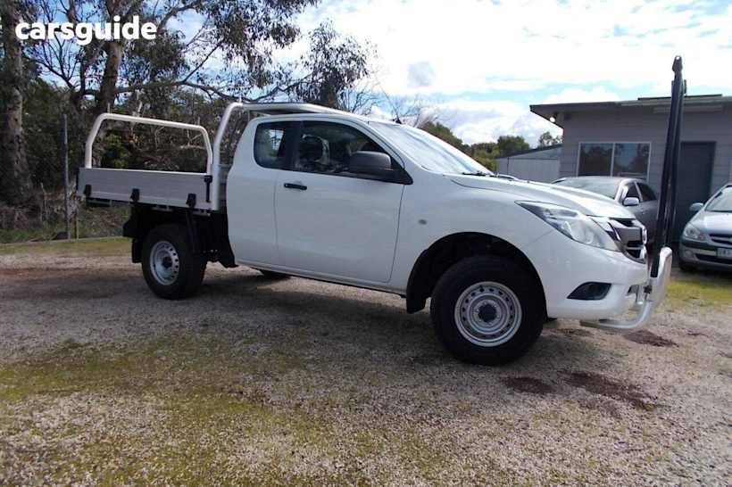 White 2016 Mazda BT-50 Freestyle Cab Chassis Xt (4X2)