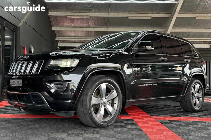 Black 2015 Jeep Grand Cherokee SUV OVERLAND 4X4
