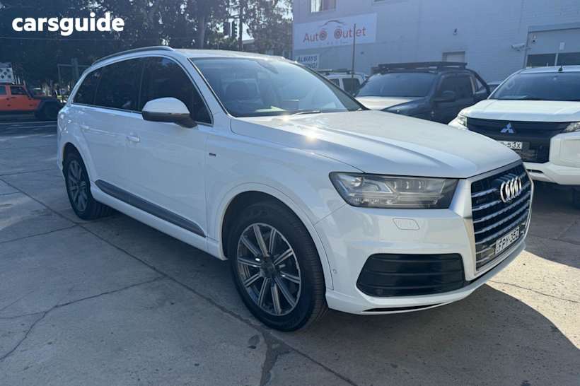 White 2015 Audi Q7 SUV TDI 4WD