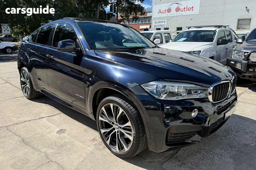 Black 2017 BMW X6 SUV XDRIVE30D 4X4