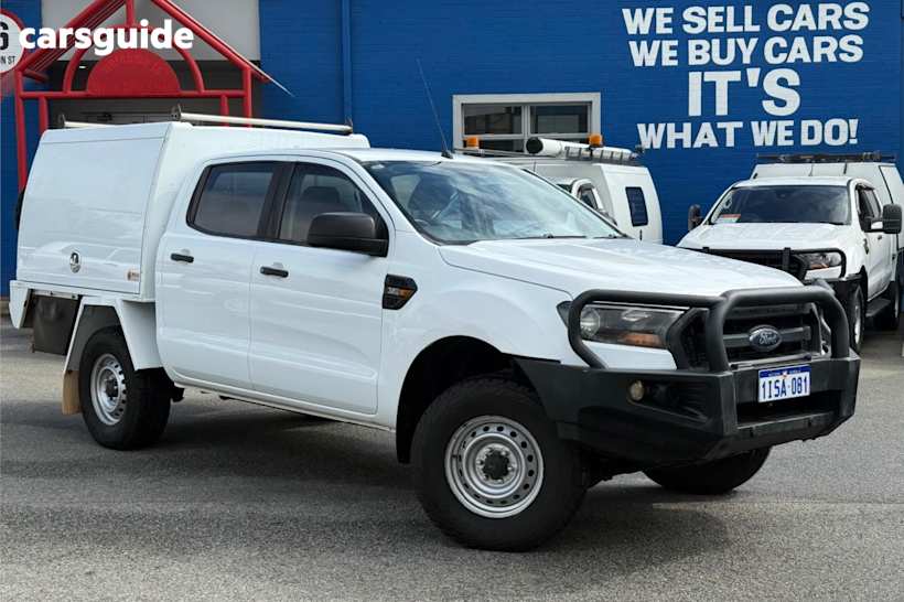 White 2017 Ford Ranger Ute Tray XL 4X4