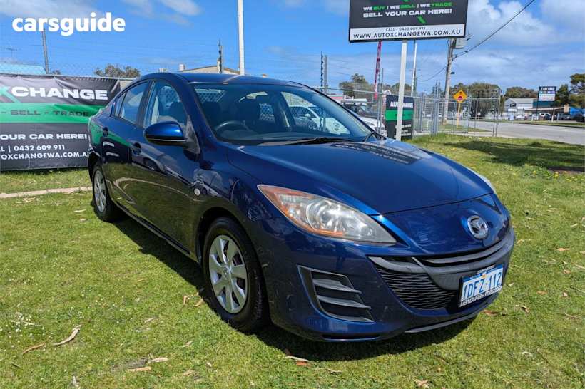 Blue 2009 Mazda 3 Sedan Neo