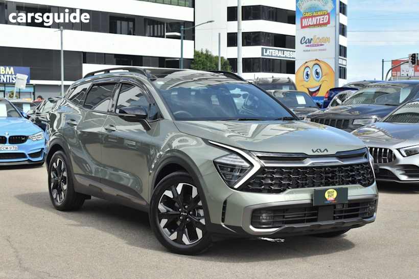 Green 2022 Kia Sportage SUV GT-LINE 4WD