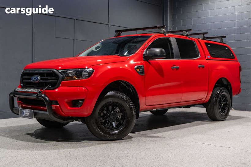 Red 2019 Ford Ranger Ute Tray XL 4X4