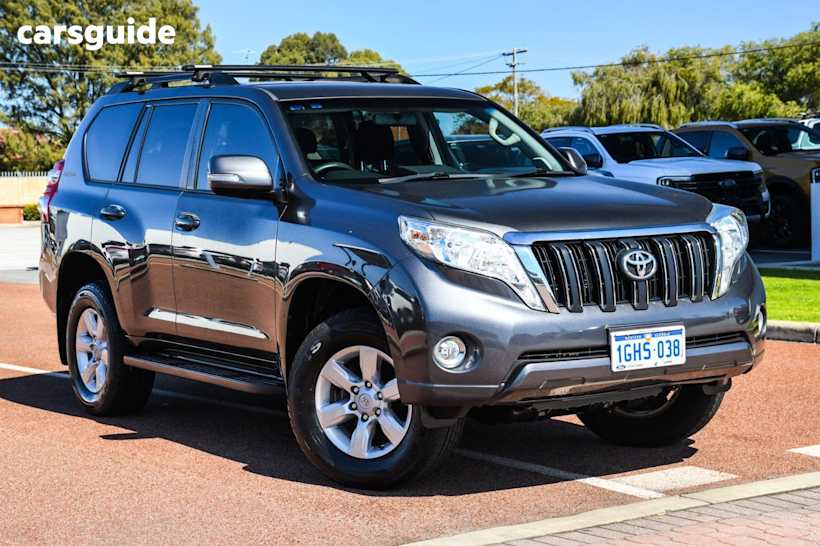 Grey 2017 Toyota Landcruiser Prado SUV GXL 4X4