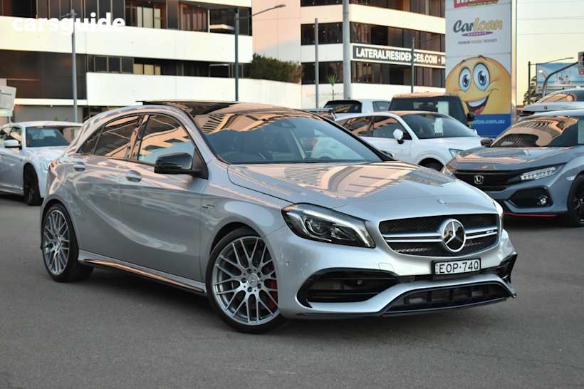 Silver 2017 Mercedes-Benz A-CLASS Hatch A45 AMG 4WD