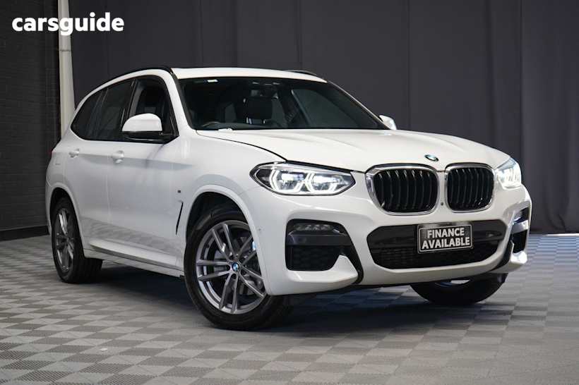 White 2021 BMW X3 Wagon Xdrive20D M Sport