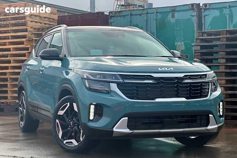 Blue 2025 Kia Seltos SUV GT-LINE F