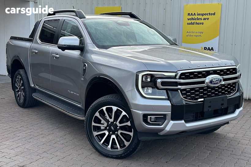 Silver 2024 Ford Ranger Ute Tray PLATINUM 4X4