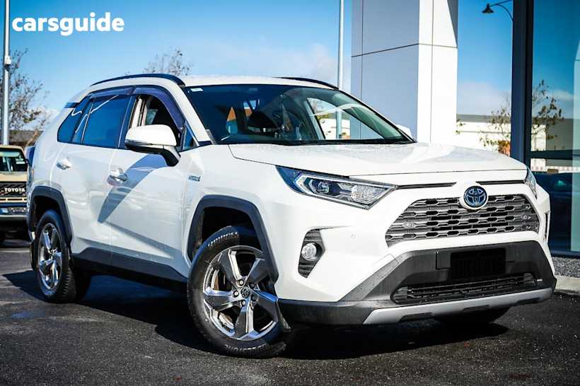 White 2020 Toyota RAV4 Wagon Gxl 2Wd Hybrid