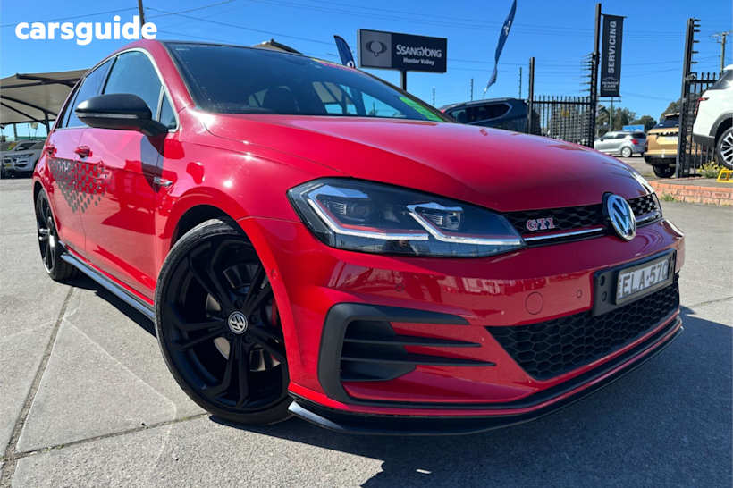 Red 2020 Volkswagen Golf Hatchback Gti Tcr