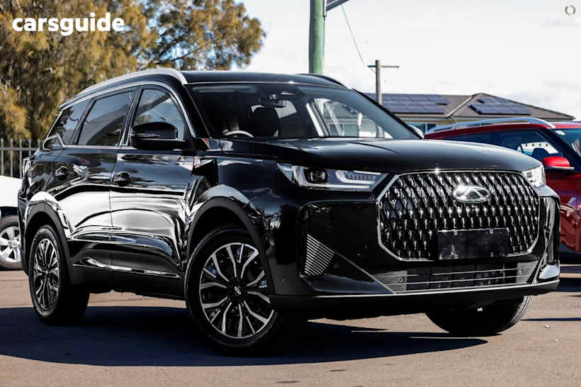 Black 2025 Chery Tiggo 7 SUV SUPER HYBRID ULTIMATE F