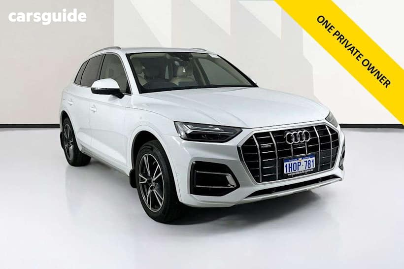 White 2021 Audi Q5 Sportback 40 Tdi Quattro S Line Mhev