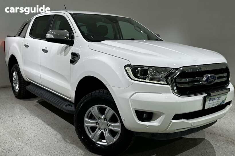 White 2020 Ford Ranger Ute Tray XLT 4X4