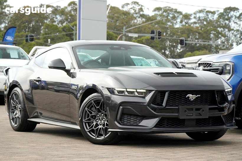 Grey 2024 Ford Mustang Coupe GT R