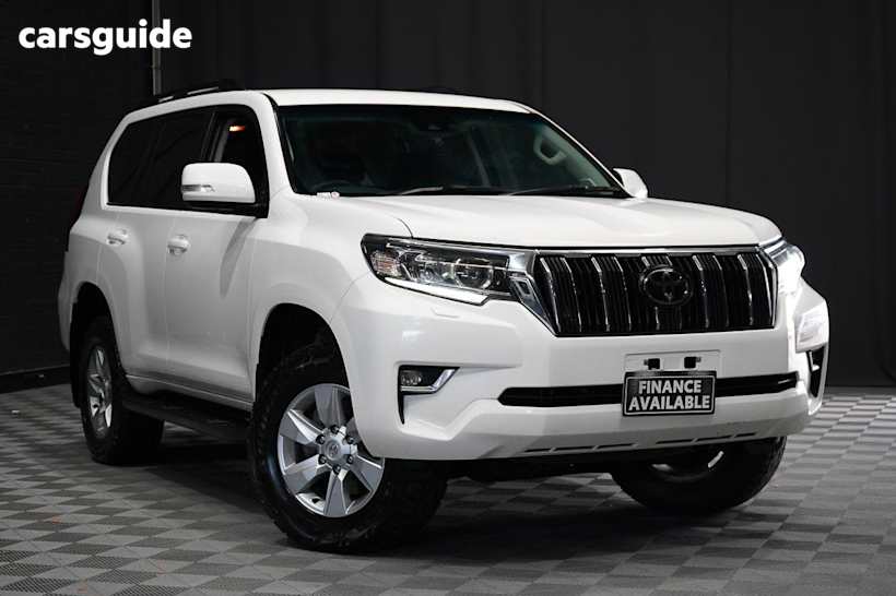White 2022 Toyota Landcruiser Prado Wagon Gxl Flat Tailgate