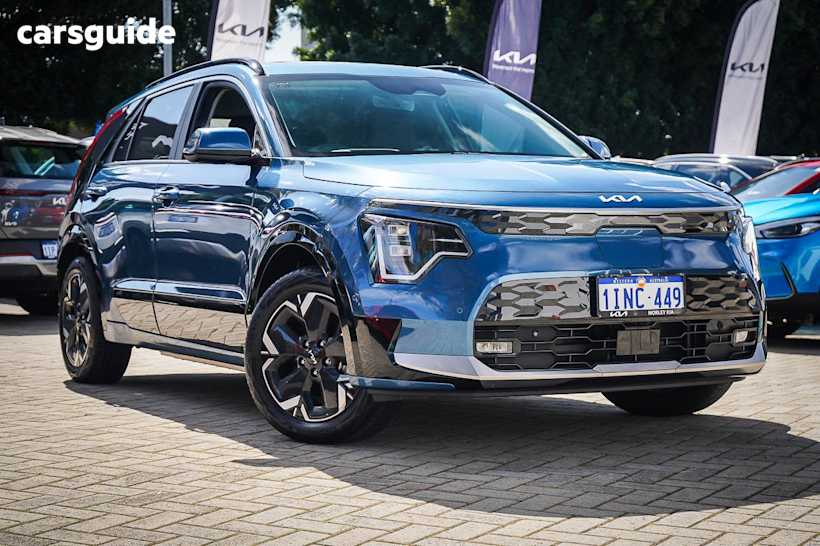 Blue 2024 Kia Niro Wagon Ev Gt-Line Black C Pillar