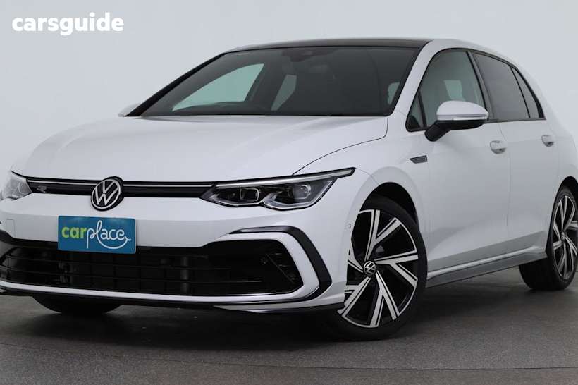 White 2021 Volkswagen Golf Hatchback 110 Tsi R-Line