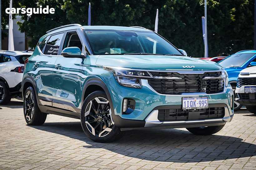 Blue 2025 Kia Seltos Wagon Gt-Line (Awd) (Sunroof)
