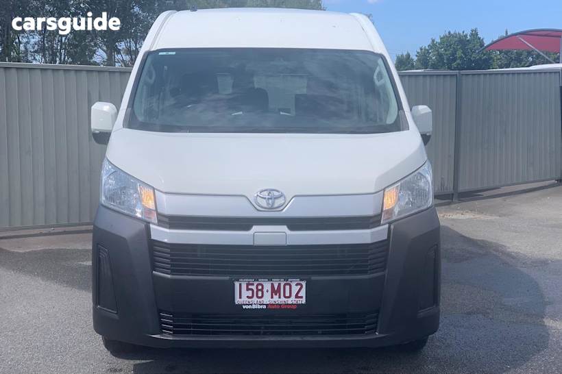 White 2019 Toyota HiAce Commercial Commuter High Roof Super LWB