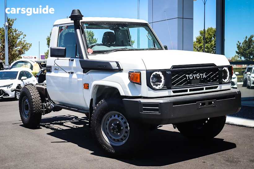 White 2024 Toyota Landcruiser Cab Chassis Lc79 Workmate