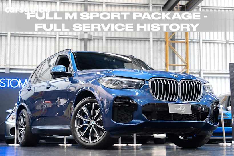 Blue 2021 BMW X5 SUV XDRIVE40I M SPORT 4X4