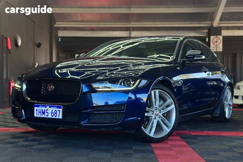 Blue 2017 Jaguar XE Sedan 25T PRESTIGE R