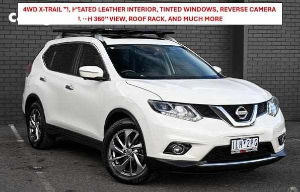 White 2016 Nissan X-Trail SUV TI 4X4