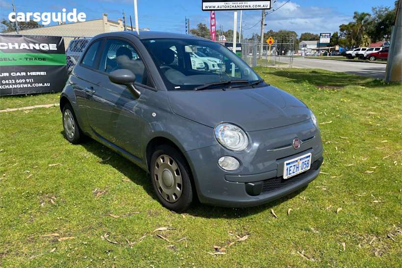 Grey 2014 Fiat 500 Hatchback Pop