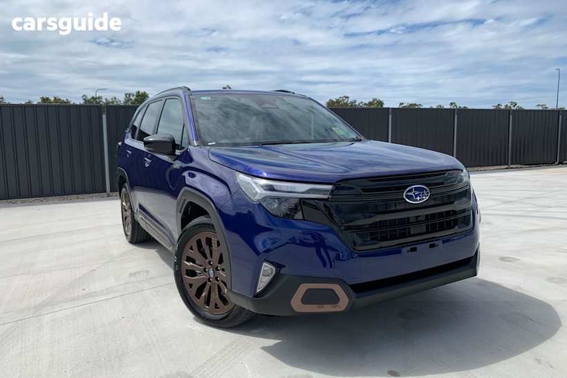 Blue 2025 Subaru Forester SUV HYBRID SPORT 4WD