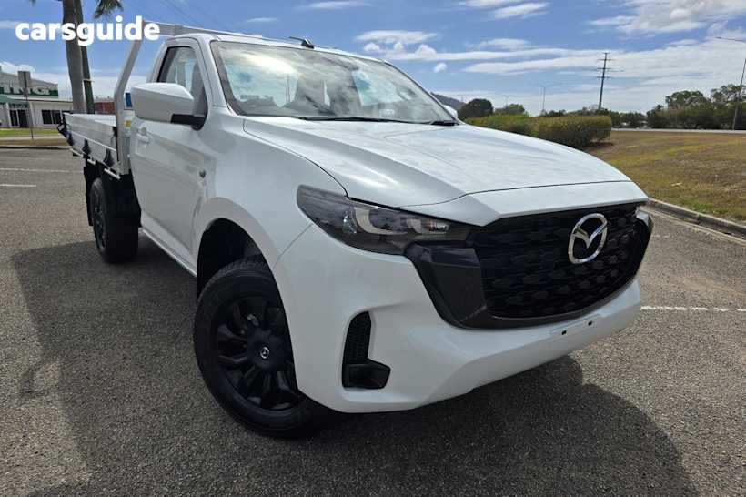 White 2025 Mazda BT-50 Ute Tray XT 4X4