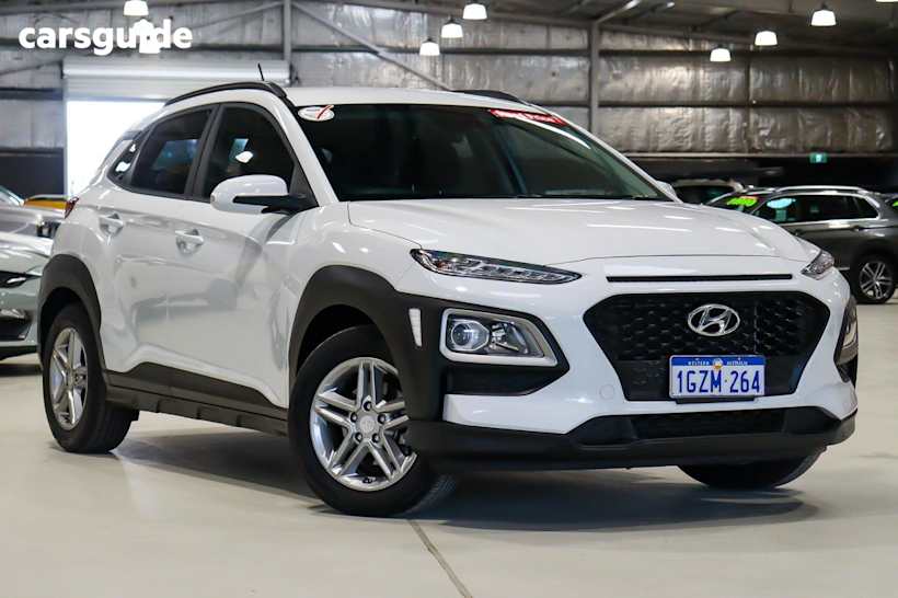 White 2020 Hyundai Kona SUV ACTIVE F