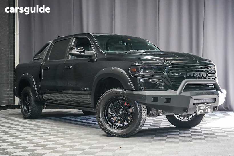 Black 2021 Ram 1500 Crew Cab Utility Laramie Rambox (Hybrid)