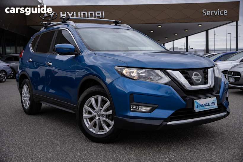 Blue 2018 Nissan X-Trail SUV ST-L F