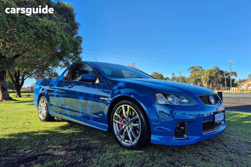 Blue 2012 Holden Commodore Utility Ss-V