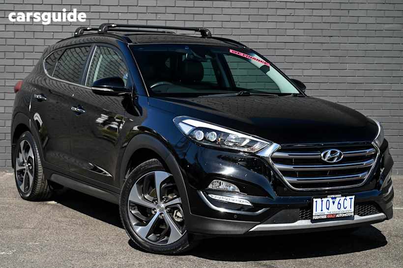 Black 2016 Hyundai Tucson SUV HIGHLANDER 4X4