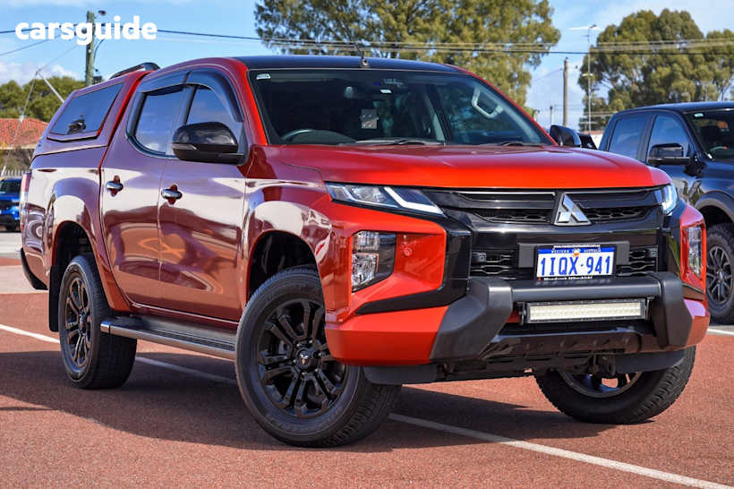 Orange 2022 Mitsubishi Triton Ute Tray GSR 4X4
