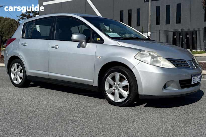 Silver 2013 Nissan Tiida Hatch ST F