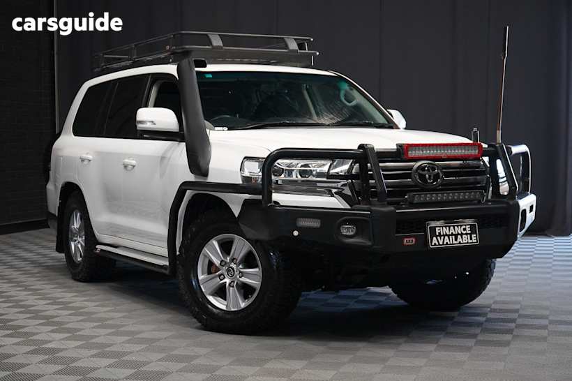 White 2020 Toyota Landcruiser Wagon Lc200 Gxl (4X4)