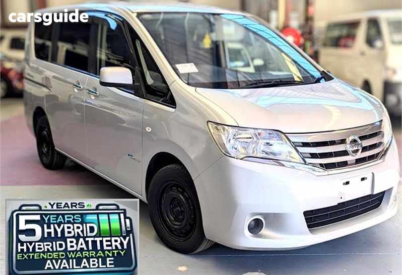 Silver 2013 Nissan Serena Commercial HYBRID