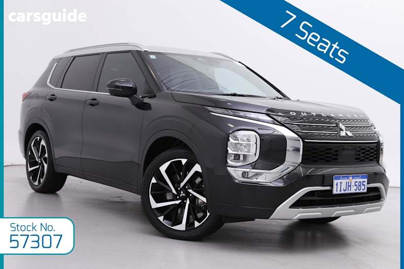 Black 2023 Mitsubishi Outlander Wagon Exceed Tourer 7 Seat (Awd)